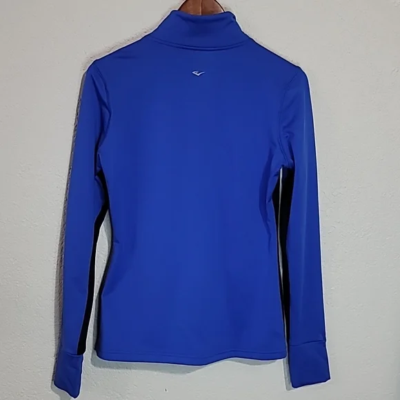 Brand New! Everlast Blue  & Black Front Puffer Activewear Jacket Sz.S - Picture 8 of 10